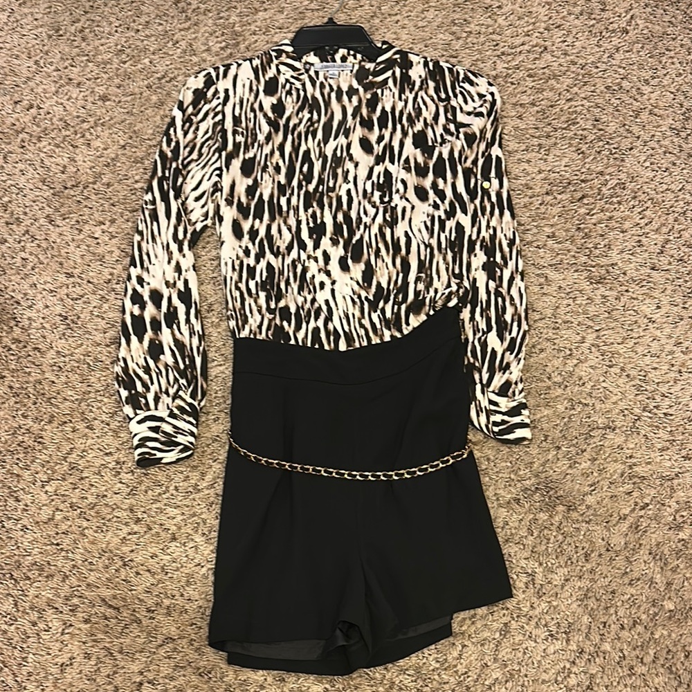 Jennifer Lopez Animal Print one piece suit